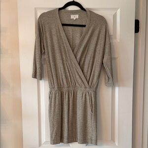 Lou & Grey Olive Knit Mini Dress